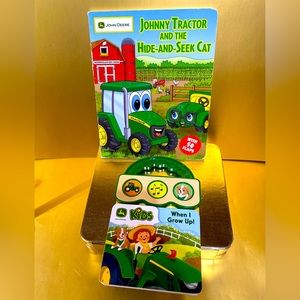 JOHN DEERE BOOK BUNDLE NWT MY LITTLE SOUND BOOK KIDS WHEN I GROW UP & 20…